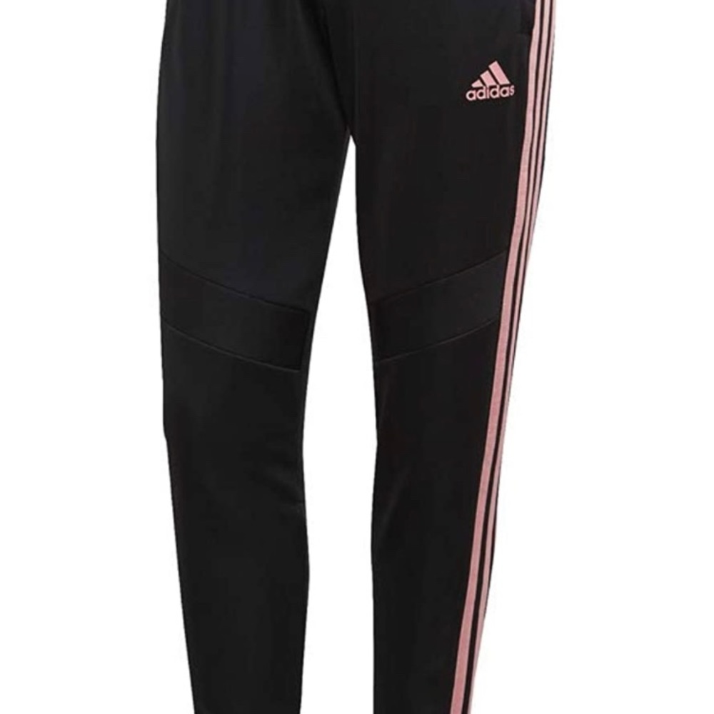 NEW! In packaging Adidas Women’s Tiro Training Pants in Black/Glow Pink sz L